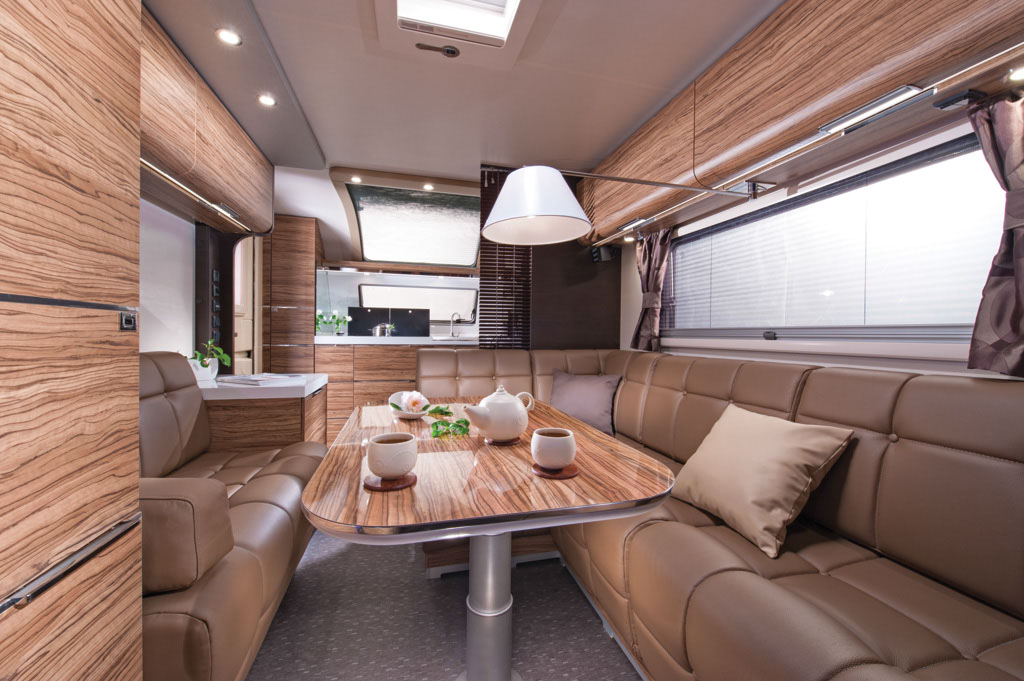 Interior of the Adria Astella Glam 2014